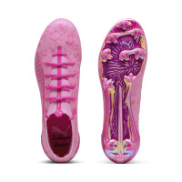 PUMA Ultra 5 Ultimate X KIDSuper Grass Football Boots (FG) Pink