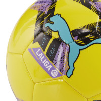 PUMA Orbita LaLiga 1 MS Mini Voetbal Maat 1 Geel Zwart Paars