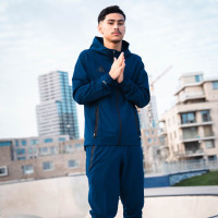 adidas Tiro 25 Vis Tech Competition Hooded Tracksuit Full-Zip Dark Blue Black