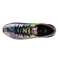Mizuno Alpha II Japan Grass Football Shoes (FG) Silver Black Blue