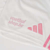 adidas Masters of Madness Racing Pannakoek Short Wit Roze