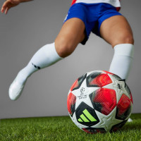 adidas UEFA Champions League Pro 3rd Football Size 5 Red White Black