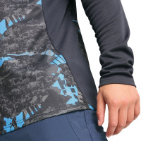 PUMA Manchester City Pre-Match Training sweater 1/4-Zip 2024-2025 Dark Grey Light Blue White