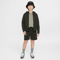 Nike Tech Fleece Sportswear Vest Kids Dark Green Black