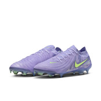 Nike Phantom GX II Elite Gras Football Shoes (FG) Light Purple Light Yellow