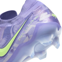 Nike Phantom GX II Elite Gras Football Shoes (FG) Light Purple Light Yellow