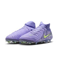 Nike Phantom Luna II Elite Gras Football Shoes (FG) Light Purple Light Yellow