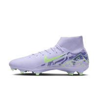 Nike Zoom Mercurial Superfly 10 Academy Gras / Kunstgras Voetbalschoenen (MG) Lichtpaars Lichtgeel
