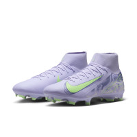 Nike Zoom Mercurial Superfly 10 Academy Gras / Kunstgras Voetbalschoenen (MG) Lichtpaars Lichtgeel