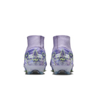 Nike Zoom Mercurial Superfly 10 Elite Gras Football Shoes (FG) Light Purple Light Yellow