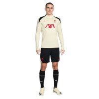 Nike Liverpool Strike Trainingstrui 1/4-Zip 2024-2025 Gebroken Wit Rood Zwart