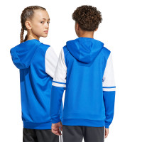 adidas Squadra 25 Hooded Tracksuit Full-Zip Kids Blue Dark Blue White