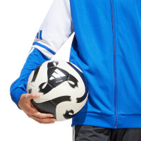 adidas Squadra 25 Hooded Tracksuit Full-Zip Kids Blue Dark Blue White