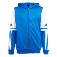 adidas Squadra 25 Hooded Tracksuit Full-Zip Kids Blue Dark Blue White