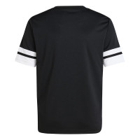 adidas Squadra 25 Kids Football Shirt Black White