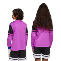 adidas Squadra 25 Long Sleeve Goalkeeper Shirt Kids Purple Black