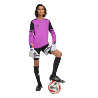 adidas Squadra 25 Long Sleeve Goalkeeper Shirt Kids Purple Black