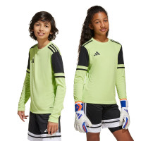 adidas Squadra 25 Long Sleeve Goalkeeper Shirt Kids Neon Yellow Black