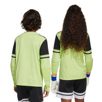 adidas Squadra 25 Long Sleeve Goalkeeper Shirt Kids Neon Yellow Black
