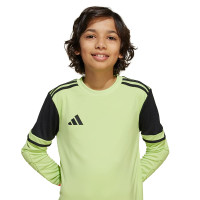 adidas Squadra 25 Long Sleeve Goalkeeper Shirt Kids Neon Yellow Black