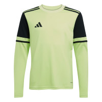 adidas Squadra 25 Long Sleeve Goalkeeper Shirt Kids Neon Yellow Black