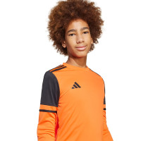 adidas Squadra 25 Long Sleeve Goalkeeper Shirt Kids Orange Black