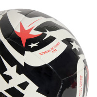 adidas FIFA Club World Cup Club Football Size 5 Black White Red