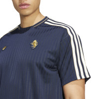 adidas Juventus Terrace Icons T-Shirt Donkerblauw Wit Goud