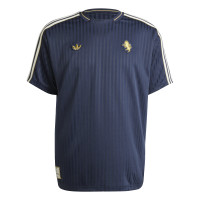 adidas Juventus Terrace Icons T-Shirt Donkerblauw Wit Goud