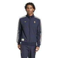 adidas Juventus Icon Trainingsjack Donkerblauw Wit Goud