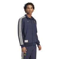 adidas Juventus Icon Trainingspak Full-Zip Donkerblauw Wit Goud