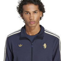 adidas Juventus Icon Trainingspak Full-Zip Donkerblauw Wit Goud