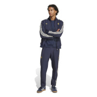 adidas Juventus Icon Trainingspak Full-Zip Donkerblauw Wit Goud