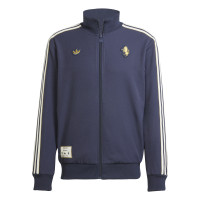 adidas Juventus Icon Trainingspak Full-Zip Donkerblauw Wit Goud