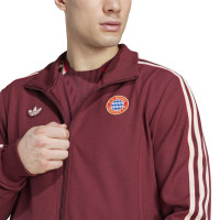 adidas Bayern Munich Terrace Icons Training Jacket Red White