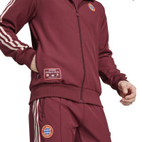adidas Bayern Munich Terrace Icons Training Jacket Red White