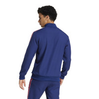 adidas Arsenal Terrace Icons Training Jacket Blue Red White