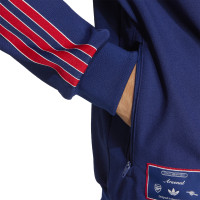 adidas Arsenal Terrace Icons Training Jacket Blue Red White