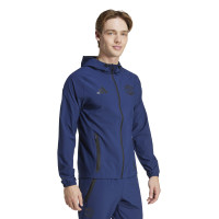 adidas Manchester United Vis Tech Vest 2024-2025 Blauw