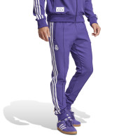 adidas Real Madrid Icon Full-Zip Tracksuit Purple White
