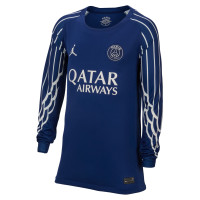 Nike Paris Saint-Germain x Jordan 4th Long Sleeve Shirt 2024-2025 Kids