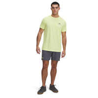 Under Armour Vanish Woven Graphic Training Short Grey Neon Yellow