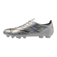 Mizuno Alpha II Pro Gras Football Boots (FG) Silver Grey Gold