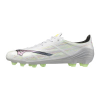 Mizuno Alpha II Pro Gras Football Boots (FG) Silver Neon Yellow Black