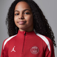 Nike Paris Saint-Germain x Jordan Strike Training sweater 1/4-Zip 2024-2025 Kids Red White
