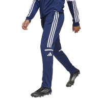adidas Squadra 25 Hooded Tracksuit Full-Zip Kids Blue Dark Blue White