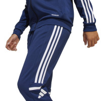 adidas Squadra 25 Hooded Tracksuit Full-Zip Kids Blue Dark Blue White