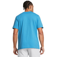 Under Armour Left Chest Logo T-Shirt Blauw Donkerblauw