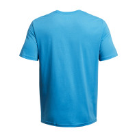 Under Armour Left Chest Logo T-Shirt Blauw Donkerblauw