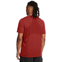 Under Amour Vanish Seamless Trainingsshirt Rood Zwart